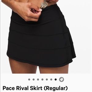 Lululemon Pace Rival Skirt (Skort)
